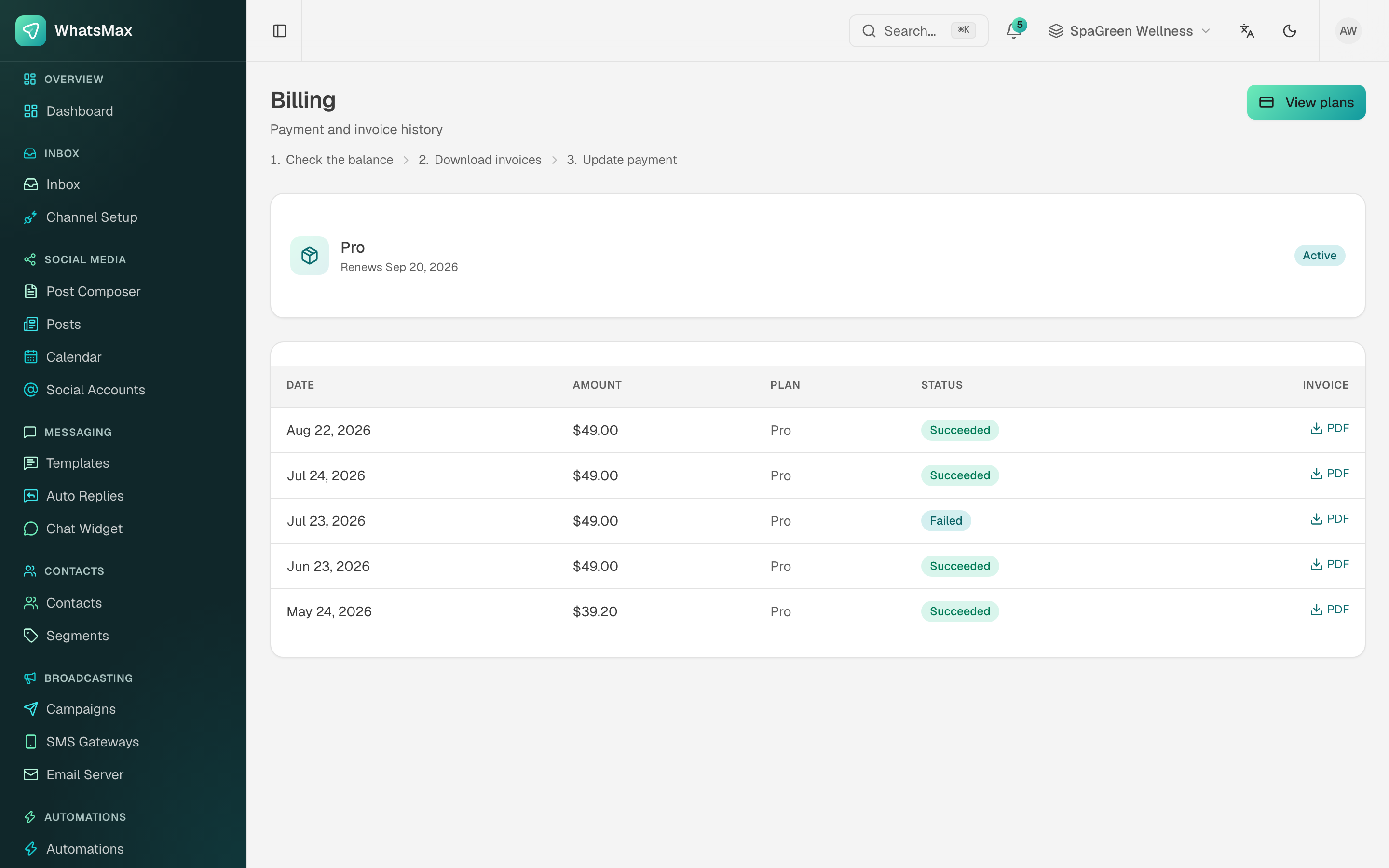 Billing