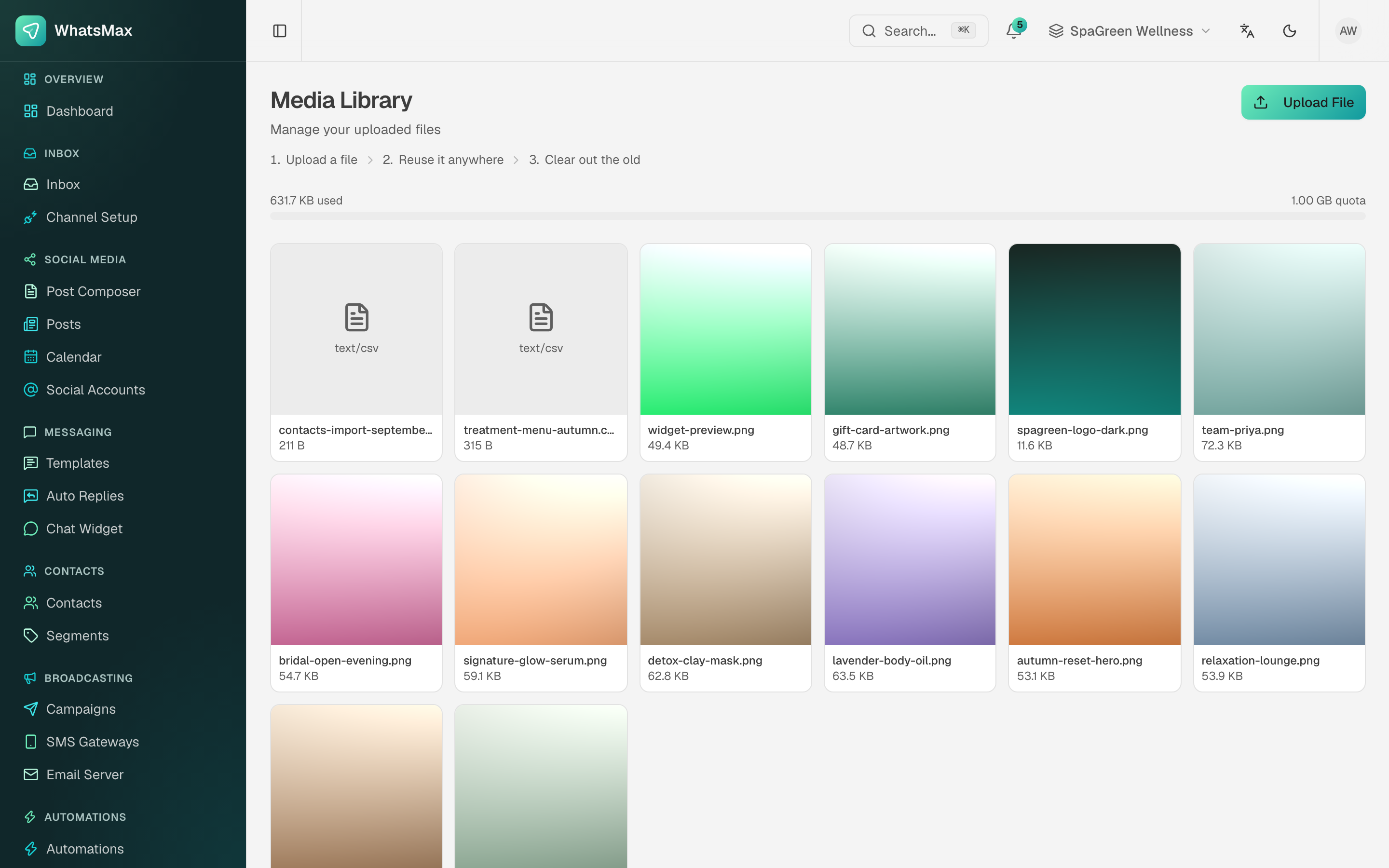 Media library