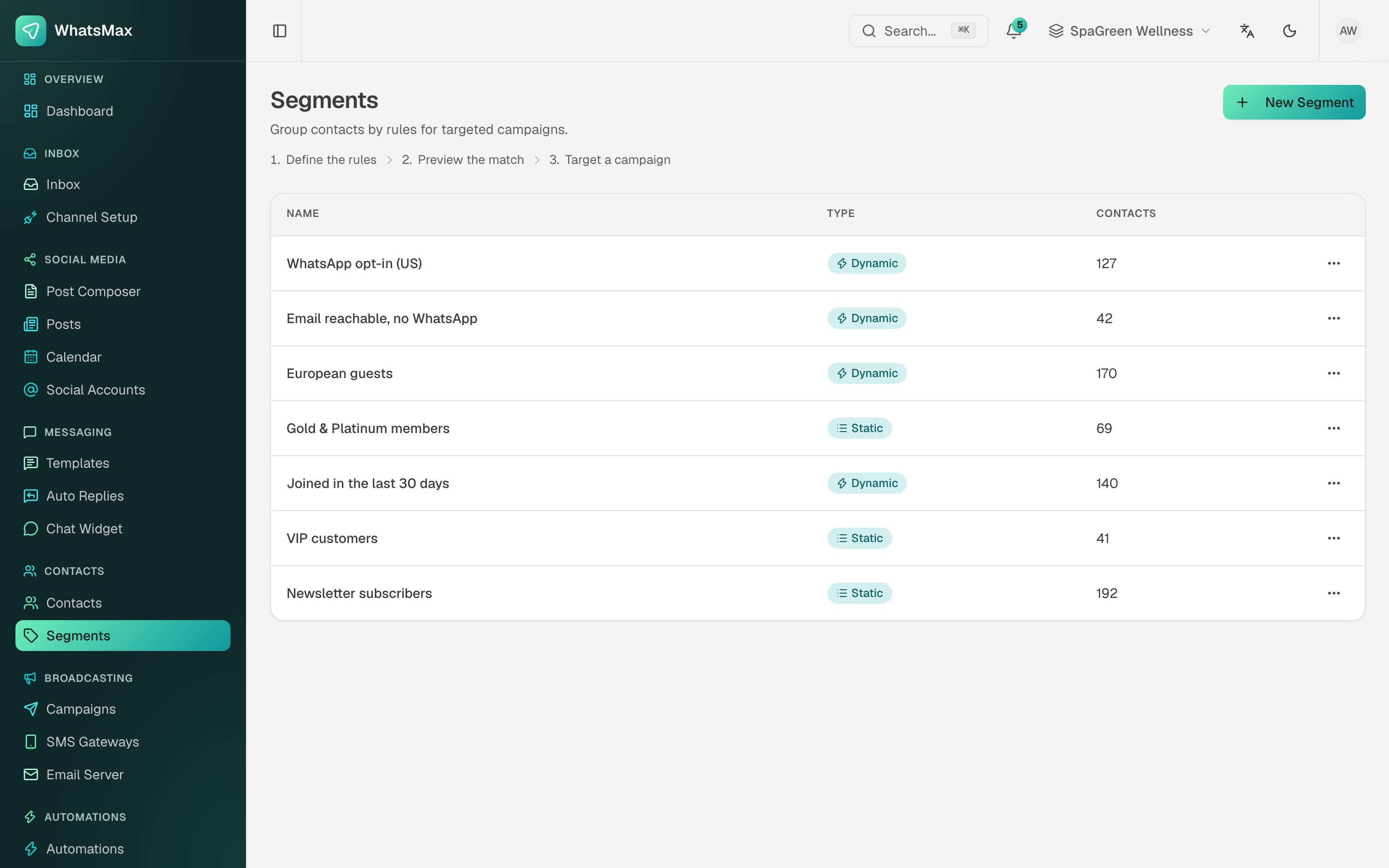Segments